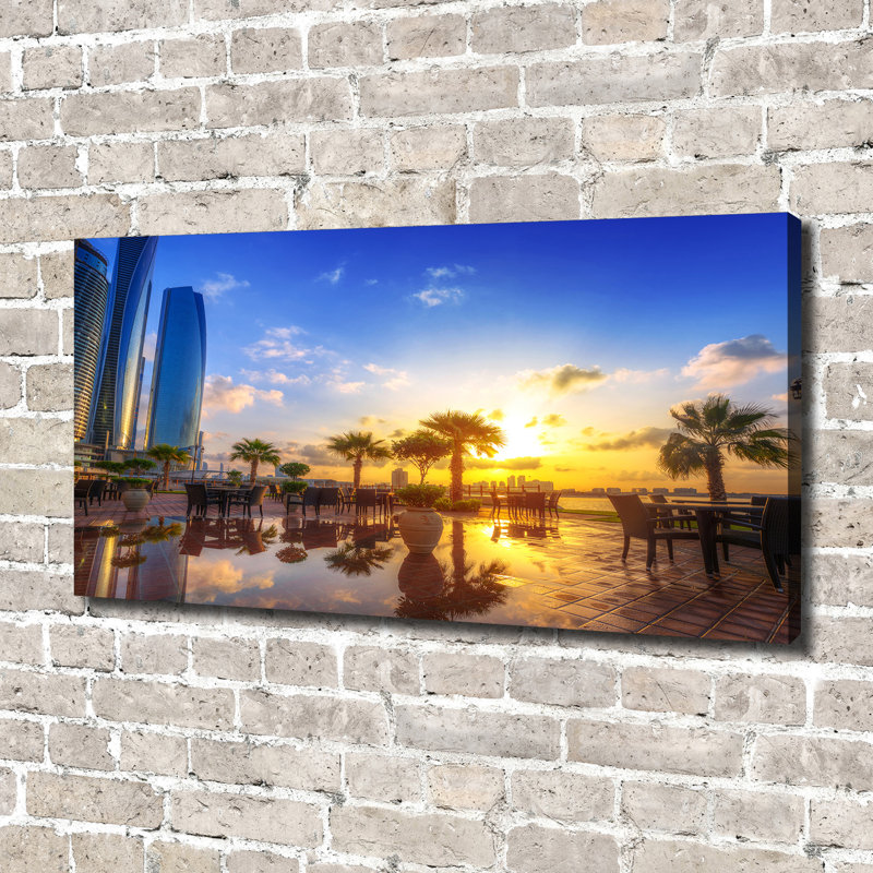 Abu Dhabi East - Wrapped Canvas Print