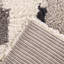 Tapis taupe à poils longs Kelch-356758912