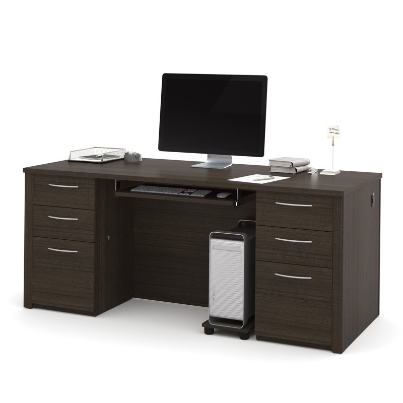 Bureau d'ordinateur Opérle, Chocolat noir