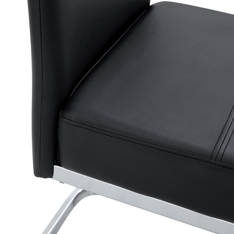 Ensemble de 4 chaises de salle à manger épaissies avec ensembles de ressorts intégrés et conception ergonomique - alliant parfaitement confort et élégance, sans les tables
