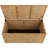 Heavy-duty Water Hyacinth Wicker Storage Trunk with Metal Frame-251009717