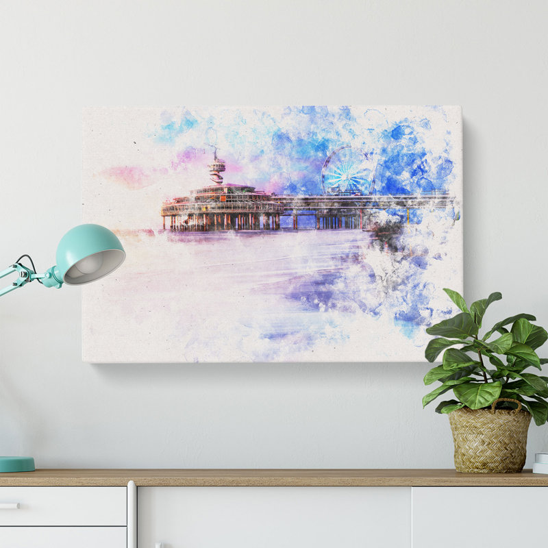 Beach In The Netherlands - Wrapped Canvas, 35cm H x 50cm W x 3cm D