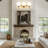 3-Light Golden Bathroom Vanity Light Fixtures, Modern Wall Sconces With Milk White Glass For Kitchen Bedroom Hallway