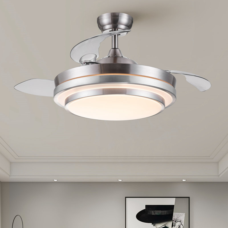 41,96 Ventilateur de plafond, Nickel brossé, Nickel brossé