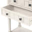 Console étroite, canapé mince avec trois tiroirs de rangement et tablette inférieure pour le salon, assemblage facile-927107113