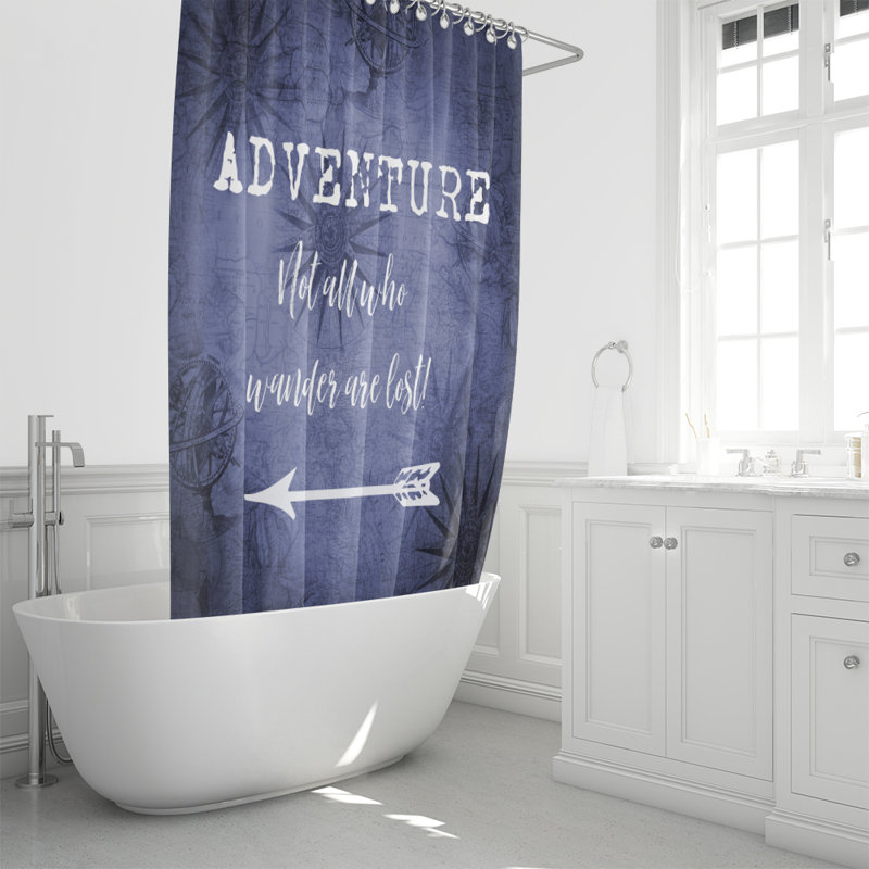 Rideau de douche simple Silke, 70 po x 72 po