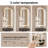 Corner Arched Medicine Cabinet With Mirror,Lighted Medicine Cabinet With 2 Storage Shelf-1006508537