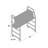 Store-N-Charge 16-Compartment Tablet Charging Cart