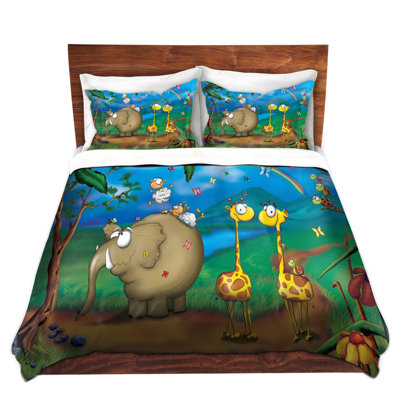  Tooshtoosh Jungle Party Microfiber Duvet Covers