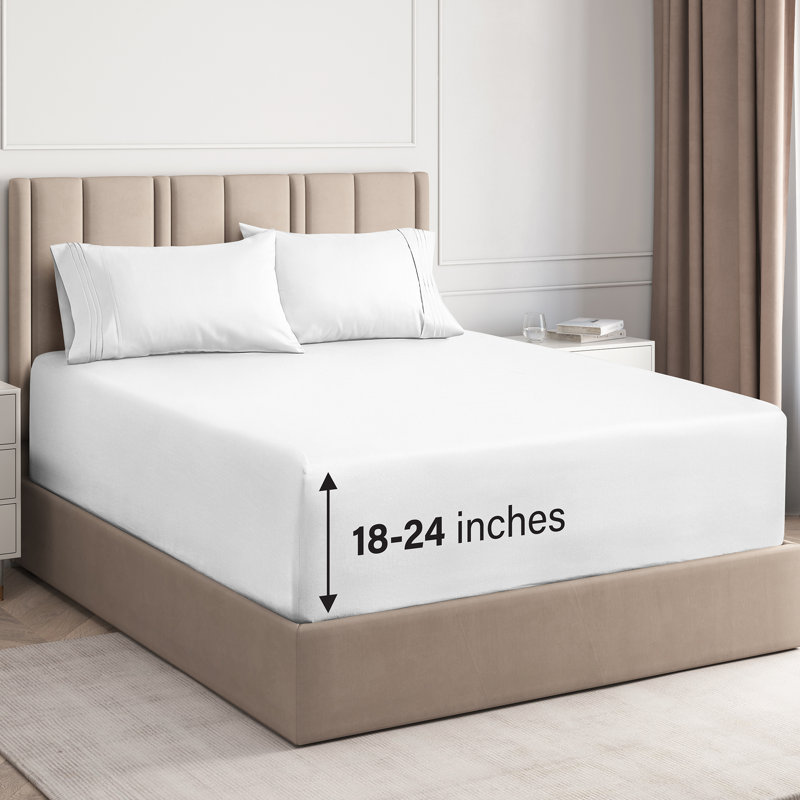 Sage Green Queen Deep Pocket Microfiber Sheet Set