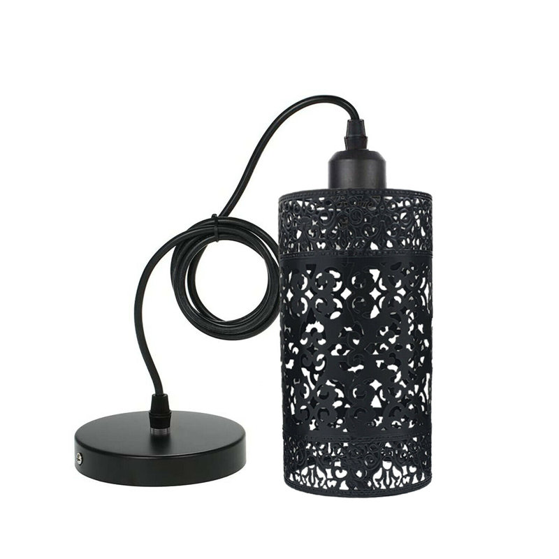 Hathorn 1 - Light Black Cylinder Pendant