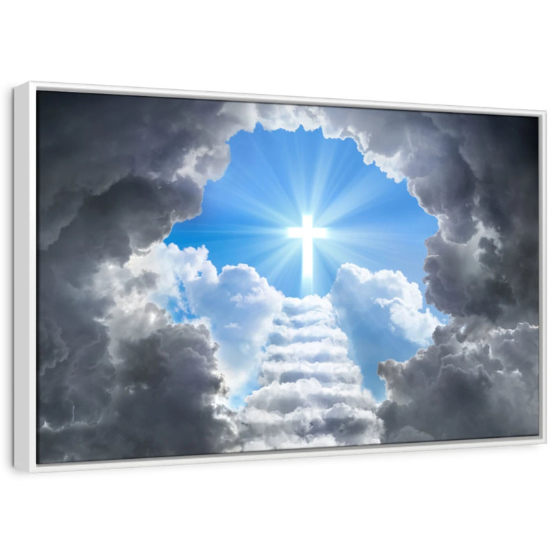 Adella Stairway To Jesus Christ, 9" H x 13" W