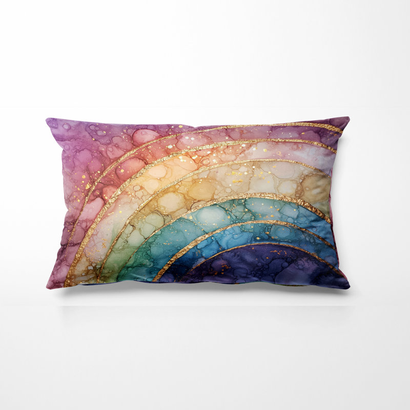 Coussin Rainbow, H 12 po x l 20 po