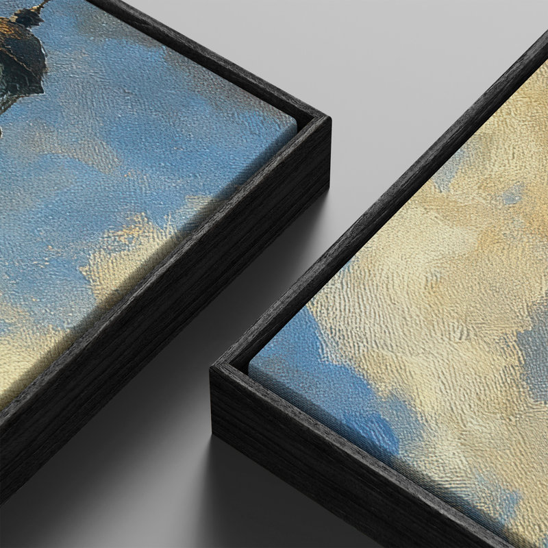 Grand ensemble d'art mural encadré sur toile - Phare côtier classique, impressions de tour de bord de mer - 60 po x 20 po x 2 pièces, 60 po x 30 po x 2 pièces
