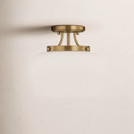 Breena 13" W 3-Light Dimmable Semi-Flush Mount
