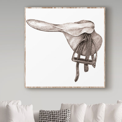 «Racing-Saddle» par Dartis, impression sur toile tendue