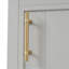 Meuble-lavabo de 20 po avec lavabo, armoire de salle de bain avec porte à fermeture douce, support de rangement et tablette ouverte, gris
