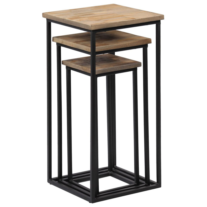 Glass Top Nesting Tables