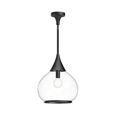Hazel Single Light Glass Pendant