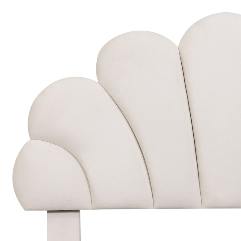 Adaway Upholstered Bed, Double (157cm x 193cm), Beige