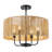 4 - Light Dimmable Drum Chandelier