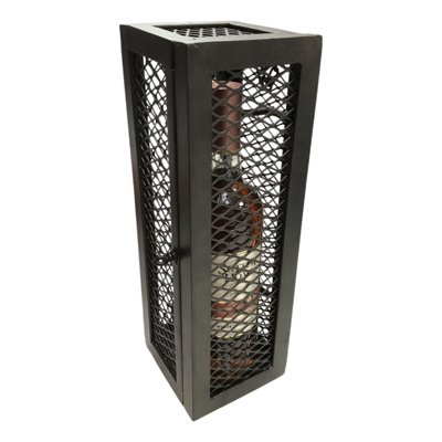 Mesh Single-Bottle Wine Box