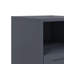 Ensemble de 2 tables de chevet vidaXL en acier anthracite 14,2 x 15,4 x 23,8 po-1976350609