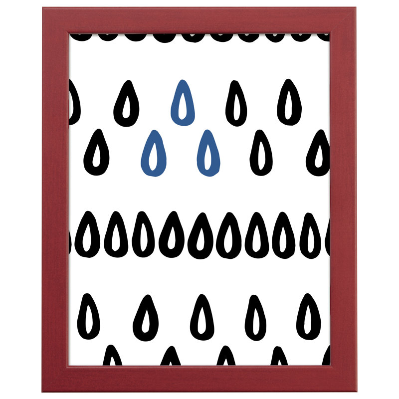 Ensemble de cadres photo Fuqua, Rouge, 11 po x 15 po
