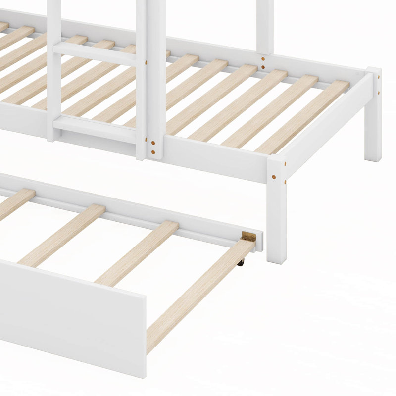 Breaun Twin-Over-Twin Bunk Bed With Twin Size Trundle