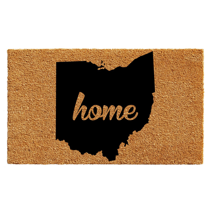 Anabriana Non-Slip Outdoor Doormat, 0.6" L x 36" W x 24" D