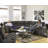 Smedley Upholstered Reclining L-Shaped Sectional Symmetrical