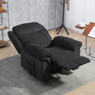Fauteuil inclinable manuel avec 8 vibrations de massage, poches latérales 