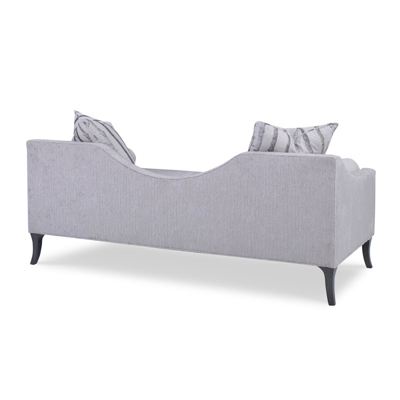 Audrey Chaise Lounge, Venice 100% Polyester, Espresso