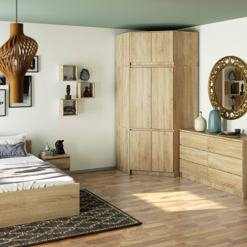 Sonum 6 Door Manufactured Wood Wardrobe