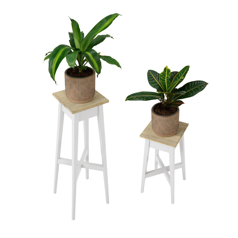 Plant Stand - Set of 2, White