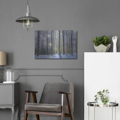 «Frosty Forest» par Anne Schneidersmann, art mural en métal