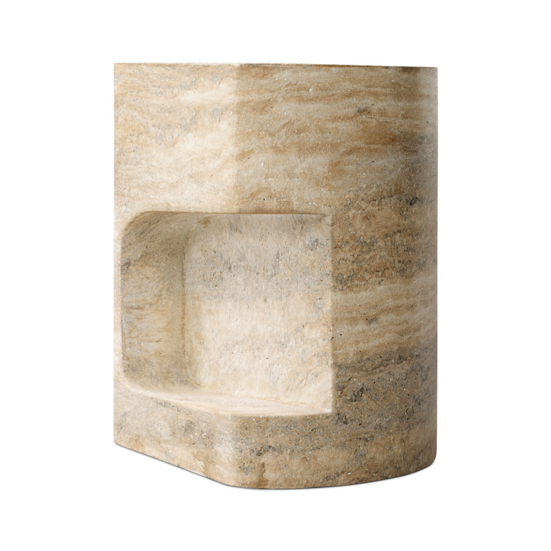 CLEMENTINE End Table, Sandy Grey