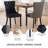 Round Kitchen Table and Chairs Set for 4-1994100698-1994100700