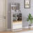 Shoe Cabinet With 3 Mirrors