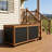 153-Gallon Wooden-Frame Iron Deck Boxes