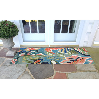 Tapis intérieur / extérieur en acrylique touffeté à la main Afaf