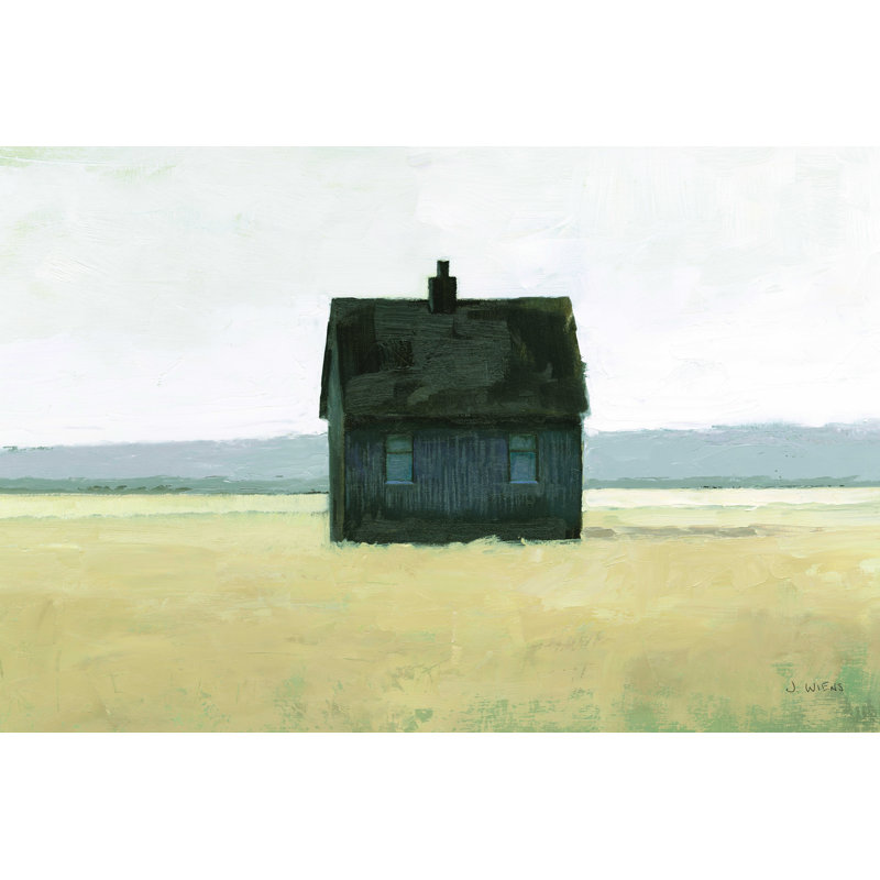 Paysage solitaire II, H 32 po x l 48 po