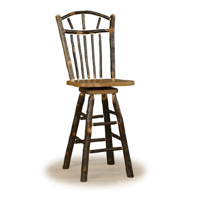 Tabouret tournant 30" wagon wheel Wentworth