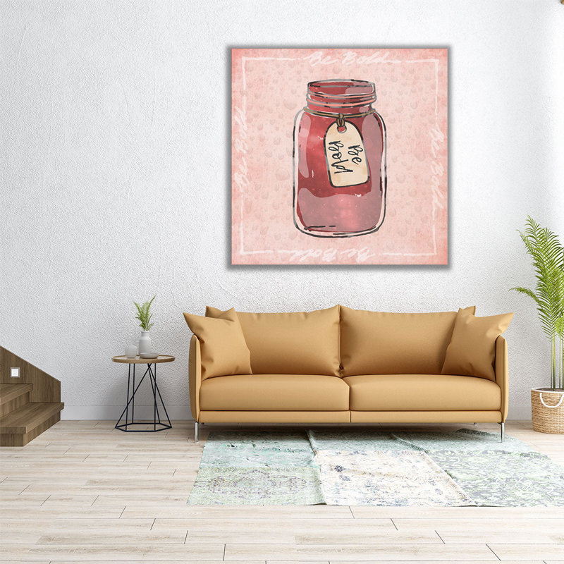 Pot de Boldness - reproduction d'art sur toile, H 24 po x l 24 po