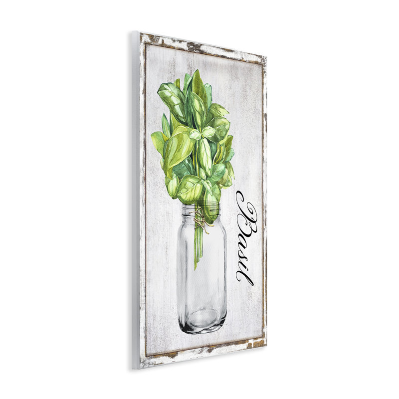 «Rustic Garden Basil» par Creatif Belle, H 15 po x l 10 po