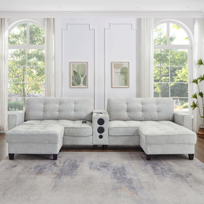 Canapé modulaire Modern, Gris clair