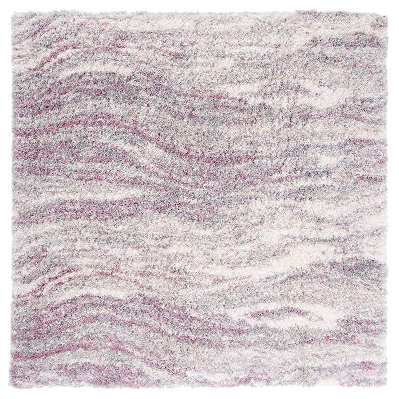 Abstract Indoor Rug, Square 6'7"