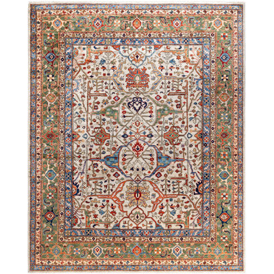 Serapi One-of-a-Kind 8' 1" X 9' 11" Hand Knotted Area Rug