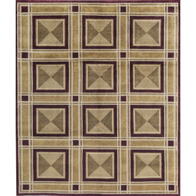 Hand-Knotted High-Quality Brown Area Rug