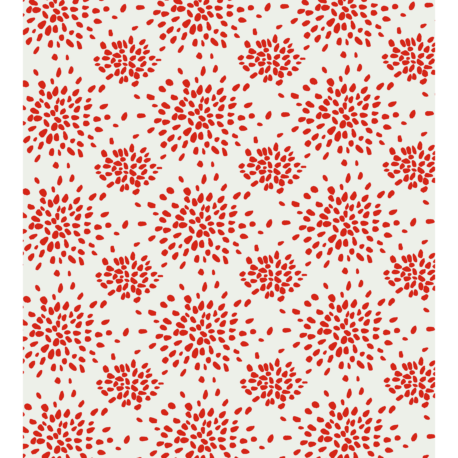 Albert Hadley Roll, Red on White